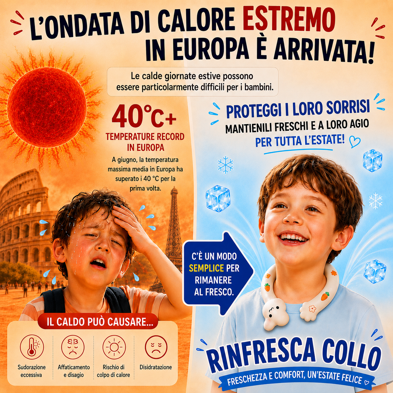 Monellies™ Rinfresca Collo per Bambini