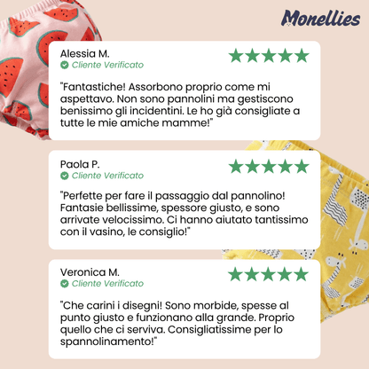 Monellies™ Mutandine per lo Spannolinamento