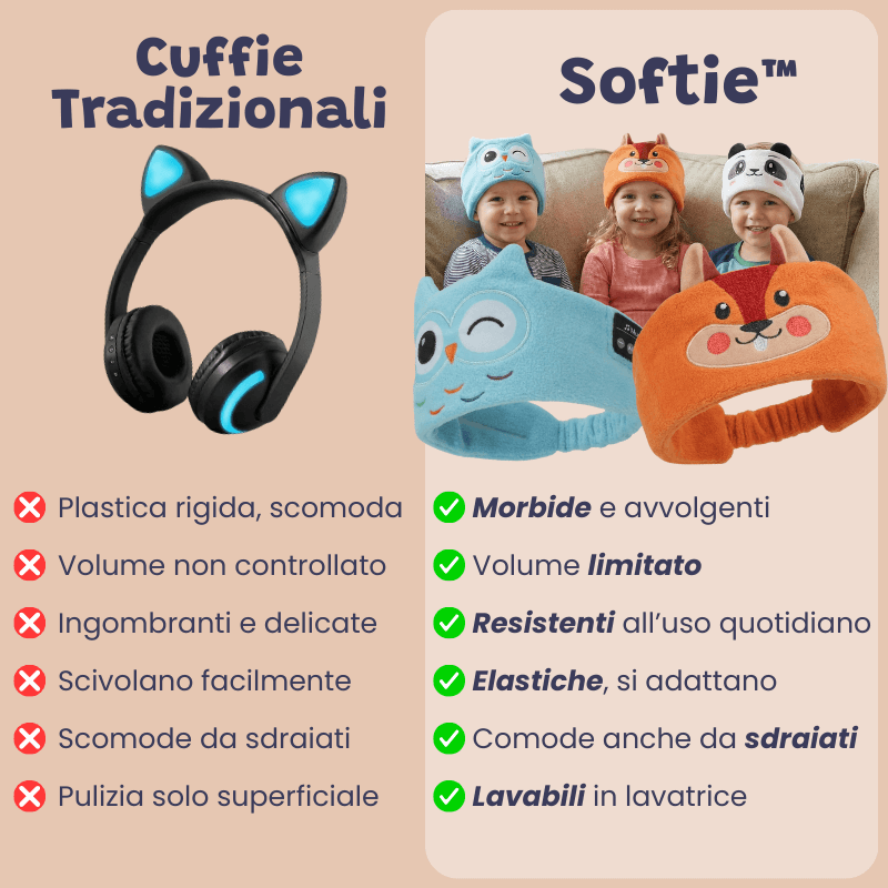 Softie™ Bandeau Audio pour Enfants