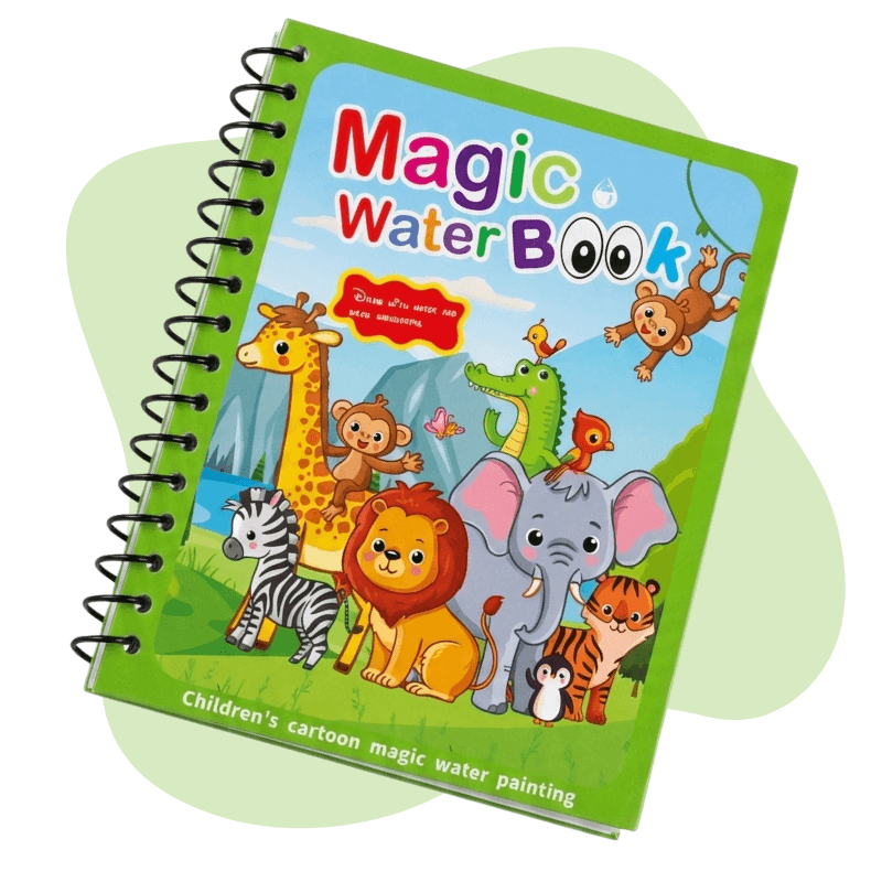 WaterBook™ Libro da Colorare ad Acqua Riutilizzabile